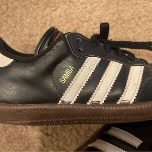 Adidas Samba Kids Black and White Shoes